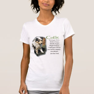 T-shirt Blue Merle Rough Collie Cadeaux