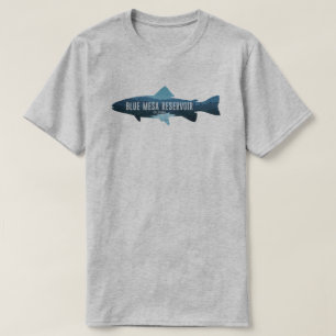 T-shirt Blue Mesa Réservoir Colorado Poisson