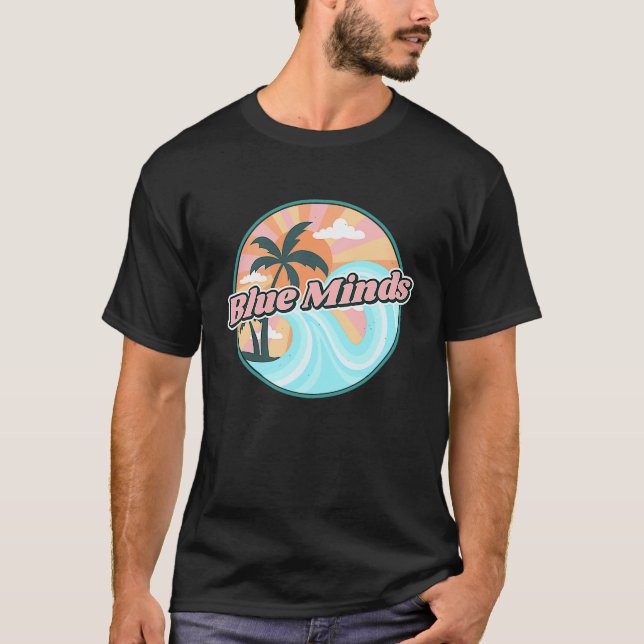 T-shirt Blue Mind Life Apparel, Le Blue Mind pour la sant (Devant)
