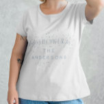 T-shirt Blue Modern Arc en ciel et étoiles Baby shower bla<br><div class="desc">Voici ma magnifique collection de Baby showers Rainbow Stars, une façon magique et enchanteresse de célébrer l'arrivée imminente de votre petit paquet de joie! Cette collection exquise a été conçue pour créer une atmosphère fantaisiste remplie de joie et d'émerveillement, laissant une impression durable à tous vos invités. 🌈 collection de...</div>