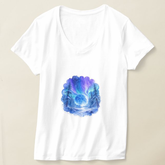 T-Shirt Blue Moon Fantasy Forest (Poser)