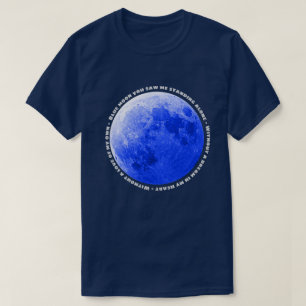 T-shirt "Blue Moon" paroles d'images et de chansons