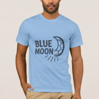 T-shirt Blue Moon Rising Bella+Canvas Jersey Court