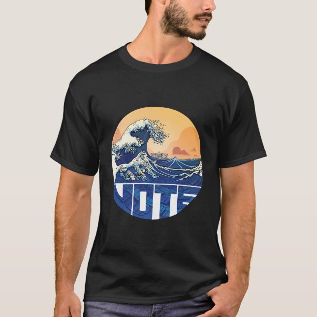 T-shirt Blue-Nami (Devant)