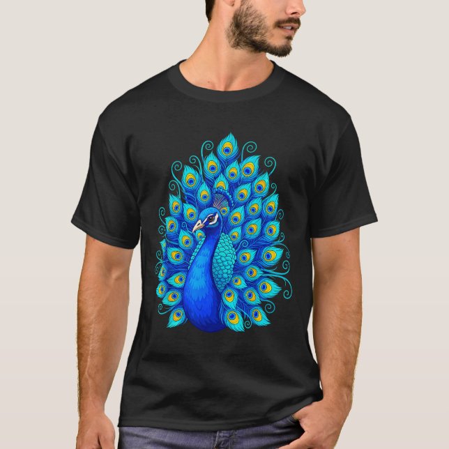 T-shirt Blue Pea  (Devant)