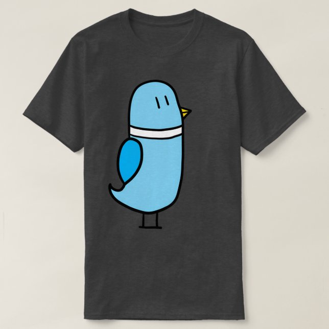 T-shirt Blue pigeon 2 (Design devant)