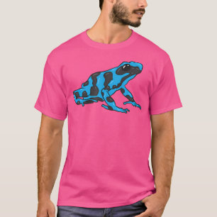 T-shirt Blue Poison Dart Frog Jungle Exotic Animal Dendrob