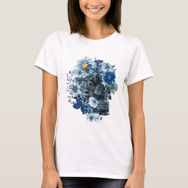 T-shirt Blue Reverie Skull  WOMEN'S T SHIRT (Devant)
