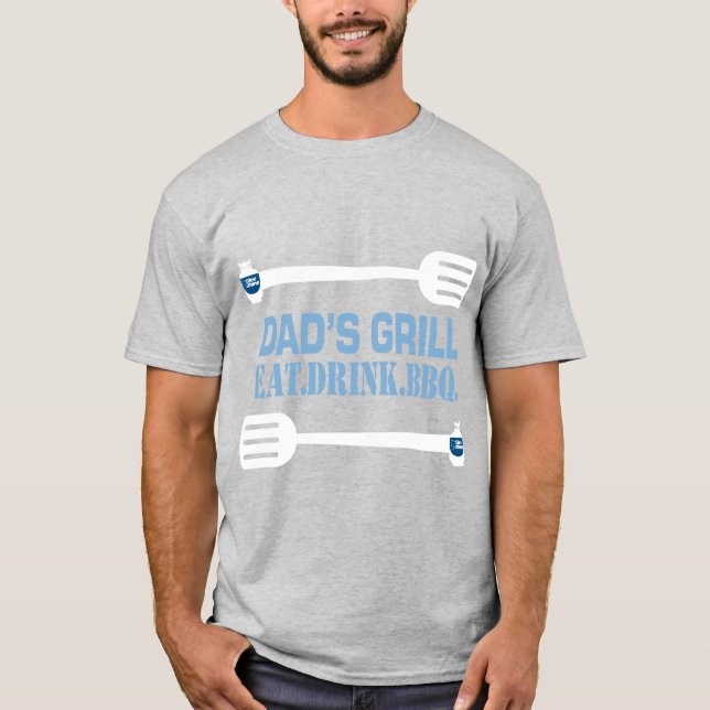 T-shirt Blue Rhino "Papa's Grill" (Devant)