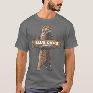 T-shirt Blue Ridge Georgia GA Growling Bear Vacation Souve
