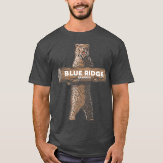 T-shirt Blue Ridge Georgia GA Growling Bear Vacation Souve