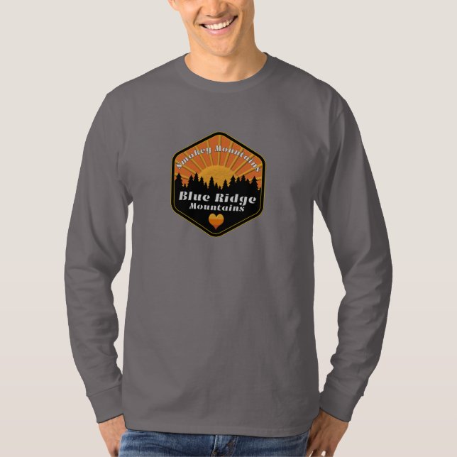 T-shirt Blue Ridge Mountains (Devant)