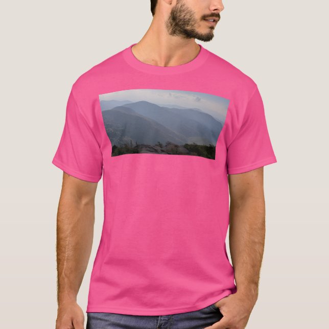 T-shirt Blue Ridge Mountains Long (Devant)