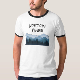 T-shirt Blue Ridge Mountains, Montebello personnalisable
