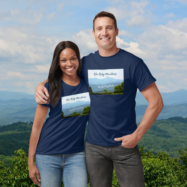 T-shirt Blue Ridge Mountains Personnalisable Photographie (Créateur téléchargé)