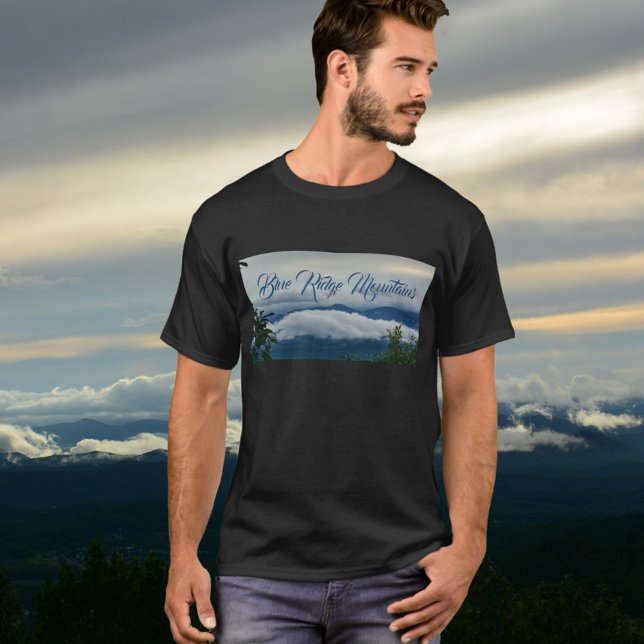 T-shirt Blue Ridge Mountains Photographie (Créateur téléchargé)