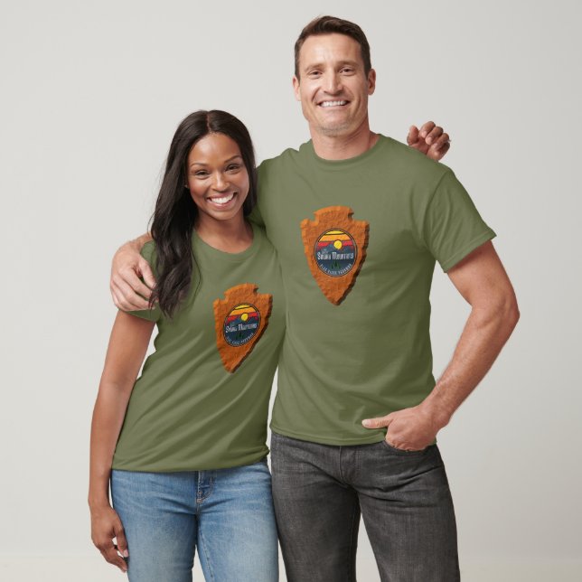 T-shirt Blue Ridge Parkway BRP (Unisexe)