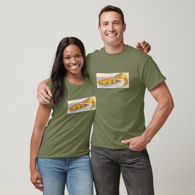 T-shirt Blue Ridge Parkway BRP (Unisexe)