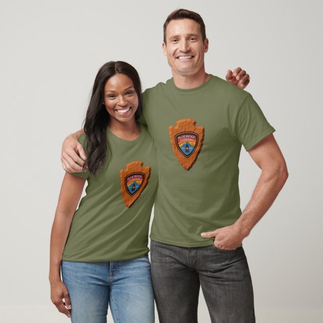 T-shirt Blue Ridge Parkway BRP (Unisexe)
