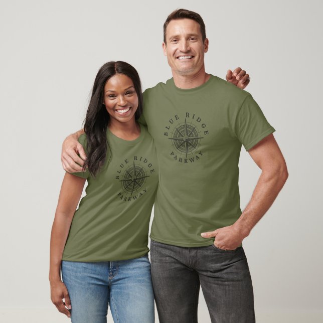 T-shirt Blue Ridge Parkway BRP (Unisexe)