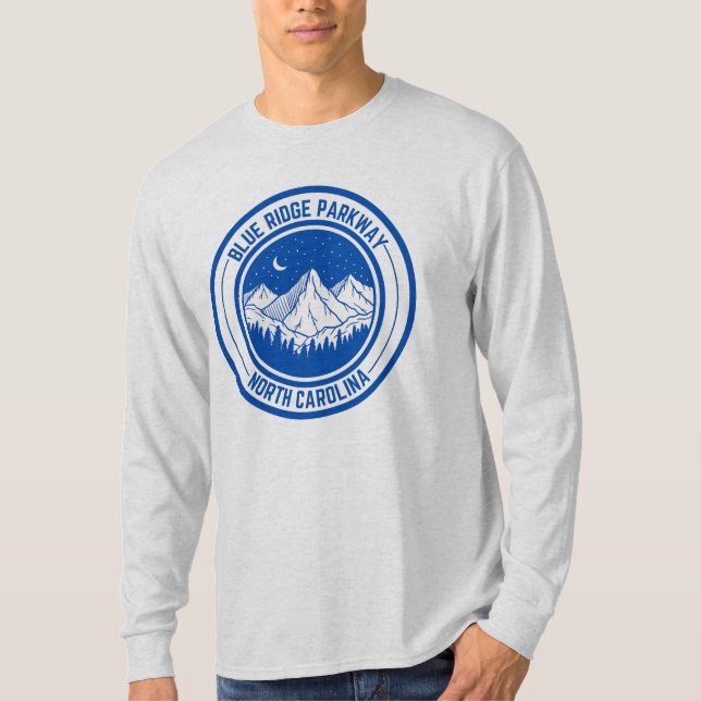 T-shirt Blue Ridge Parkway Pittoresque Byway Virginia NC c (Devant)