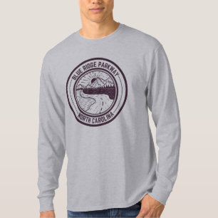 T-shirt Blue Ridge Parkway Pittoresque Byway Virginia Nort