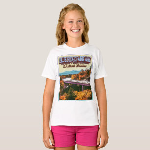T-SHIRT BLUE RIDGE PARKWAY - VIRGINIE - CAROLINE DU NORD