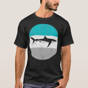 T-shirt Blue Shark Retro Cadeau pour hommes ou garçons
