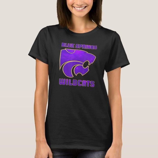 T-shirt Blue Springs Wildcats (Devant)