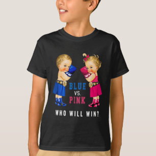 T-shirt Blue Vs Pink Boxing Babies Genre Reveal Party S