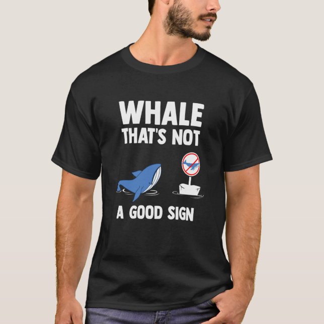 T-shirt Blue Whale Marine Mammal & Whale Watching (Devant)