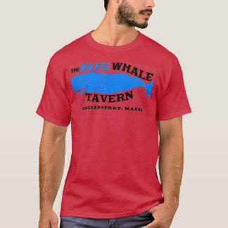 T-shirt Blue Whale Tavern en détresse