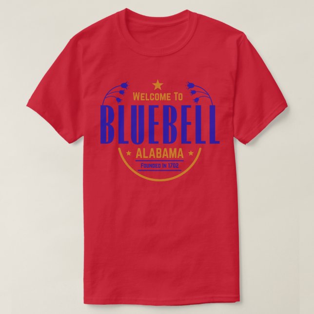 T-shirt Bluebell Alabama (Design devant)