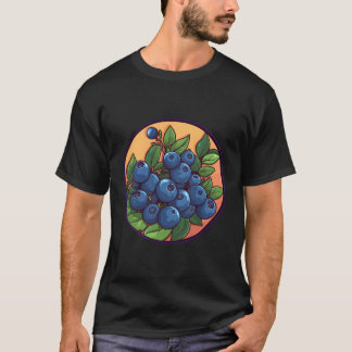 T-shirt Blueberries Fruit Blueberries Fruit Vegas Garden