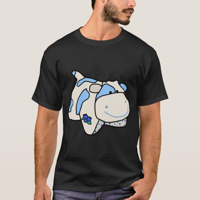 T-shirt Blueberry Cow (Devant)