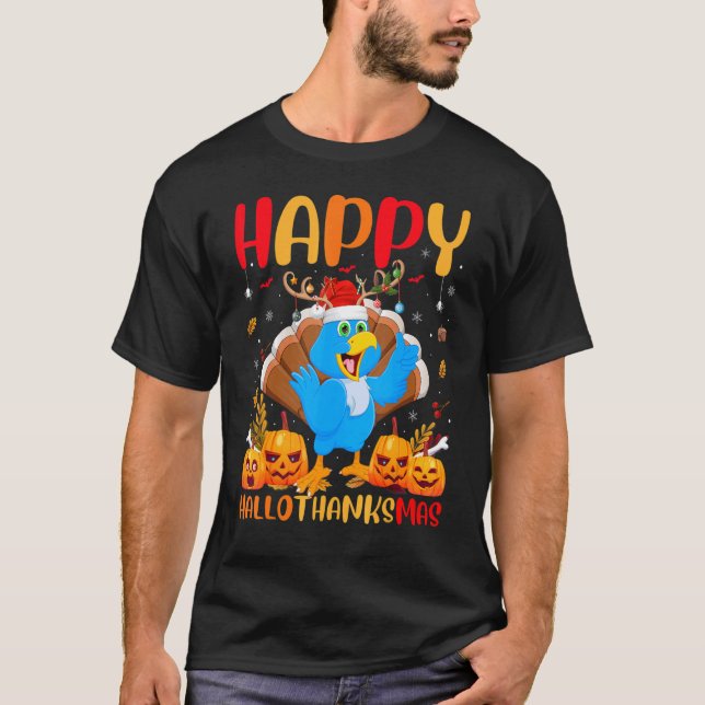 T-shirt Bluebird  Happy Bluebird Hellothanksmas (Devant)