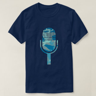 T-shirt BlueBlast Camo Motif Mic Vintage
