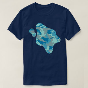 T-shirt BlueBlast Camo Motif Paint Splat