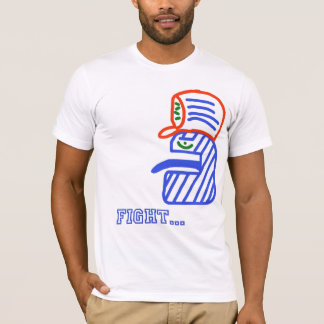 T-shirt blueface, combat.