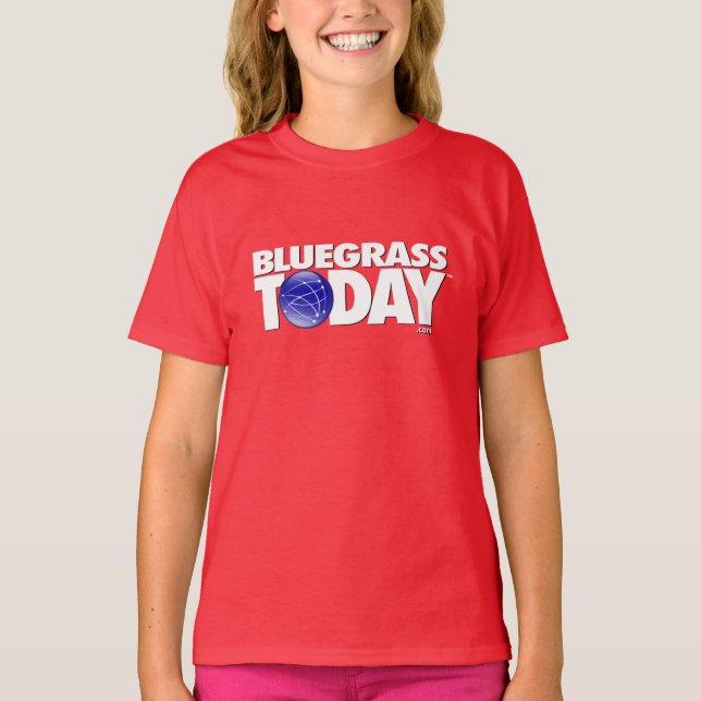 T-shirt Bluegrass Aujourd'hui logo de base pour filles t-s (Devant)