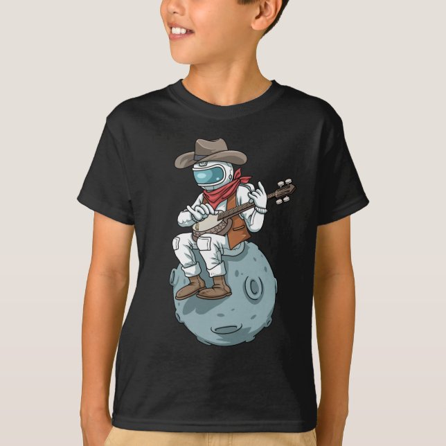 T-shirt Bluegrass Banjo Country Music Banjo Cadeau Cowboy (Devant)