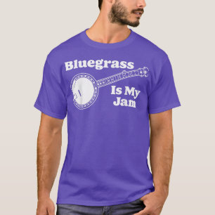 T-shirt Bluegrass Est Ma Confiture ! Funny Banjo Musique V