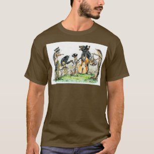 T-shirt Bluegrass Gang musique animale sauvage 
