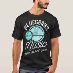 T-shirt Bluegrass Music Guitariste et Funny Banjo Inst