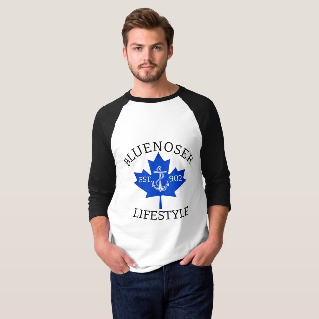T-shirt Bluenoser Lifestyle Feuille d'érable 902 Eh ! (Devant entier)