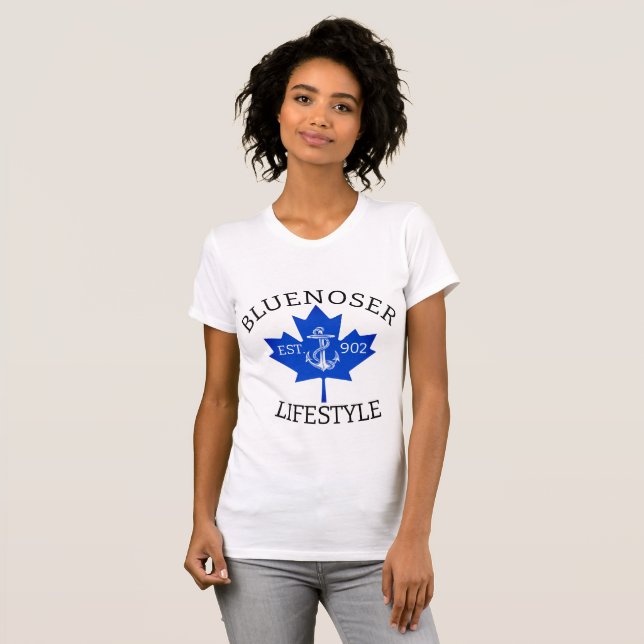 T-shirt Bluenoser Lifestyle Feuille d'érable 902 Eh ! (Devant entier)