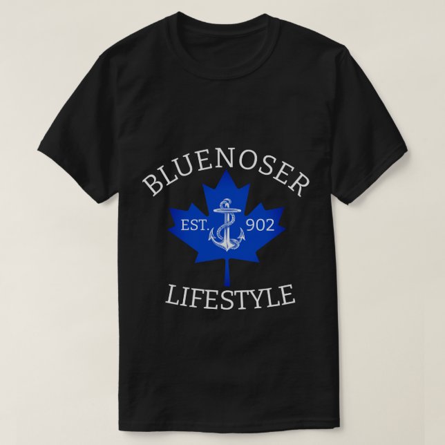 T-shirt Bluenoser Lifestyle Feuille d'érable 902 Eh ! (Design devant)