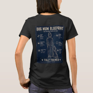T-Shirt Blueprint Maman Chien Cockapoo