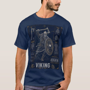 T-Shirt Blueprint Viking   Guerrier Norrois