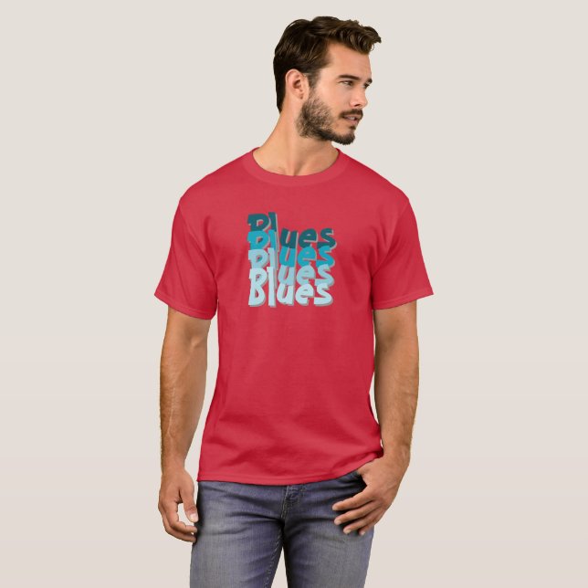 T-Shirt Blues (Devant entier)